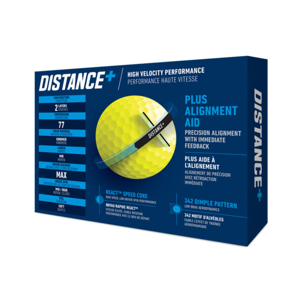 TaylorMade Distance+ Yellow